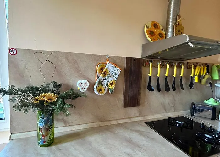 трапезица за до 12 човека с безплатен паркинг, двор и веранди, в град търново Feriehus