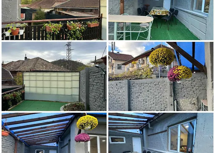 трапезица за до 12 човека с безплатен паркинг, двор и веранди, в град търново Feriehus